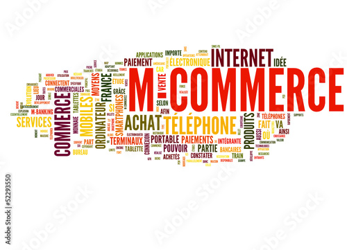 M-Commerce (tag cloud français)