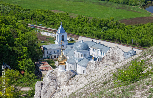 Divnogorsky Sacred Uspensky man's monastery in the summer photo