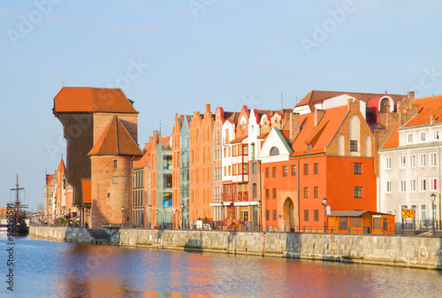 Old town waterfront, Gdansk