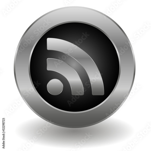 Metallic feed chanel button