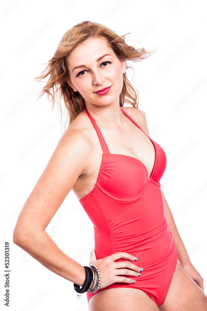Attractive girl in swimsuit Attractive girl in swimsuit