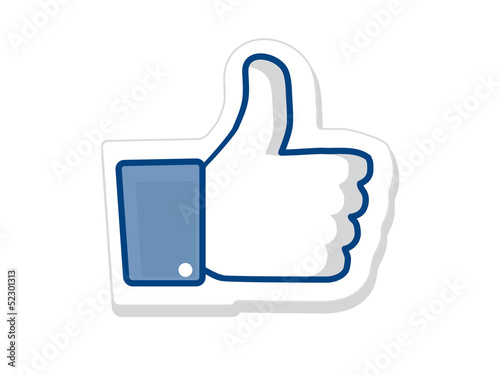 Like us, thumb up