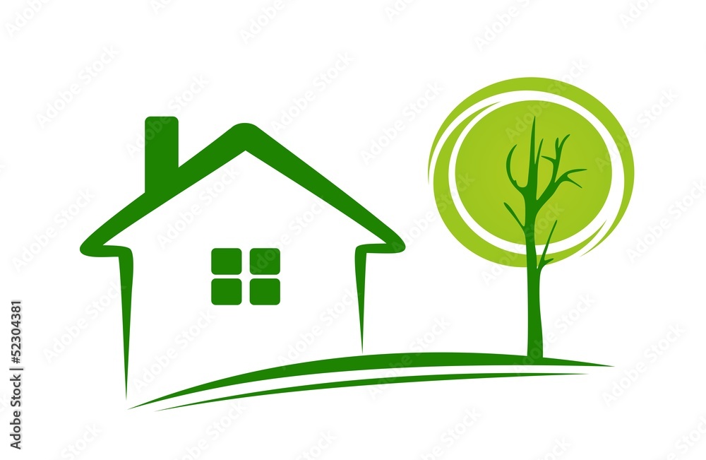 Sweet Home - house and tree Sweet Home - house and tree