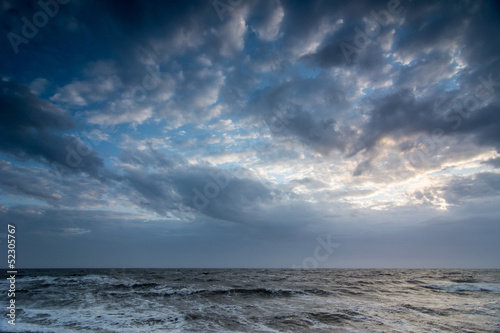 cloudscape above the dutch sea
