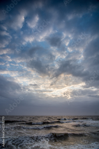 cloudscape above the dutch sea