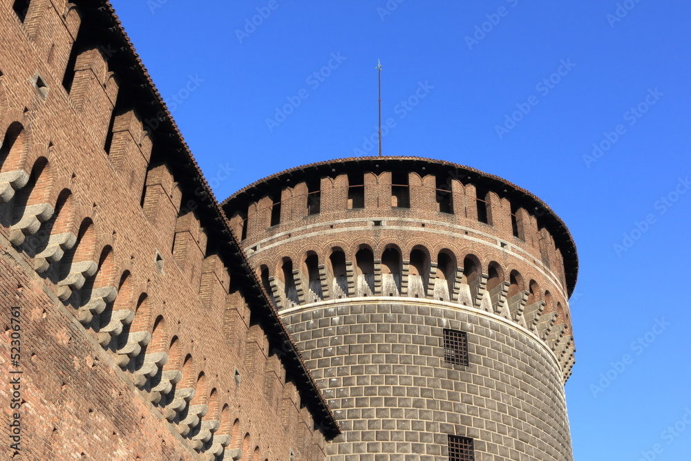 Castello Sforzesco , Milano - Sforza Castle, Milan, Italy