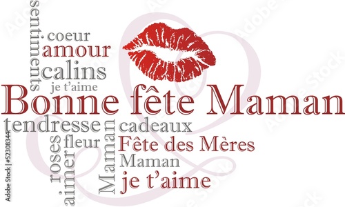 fond bonne fête maman