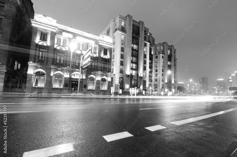 Fototapeta premium the light trails