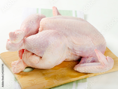 Whole raw chicken