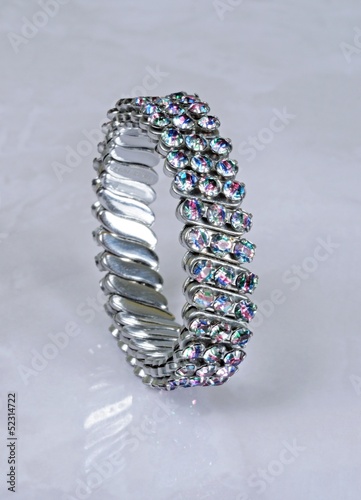 Expandable diamante bracelet © Arena Photo UK
