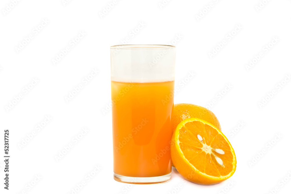 Orangensaft in Glas