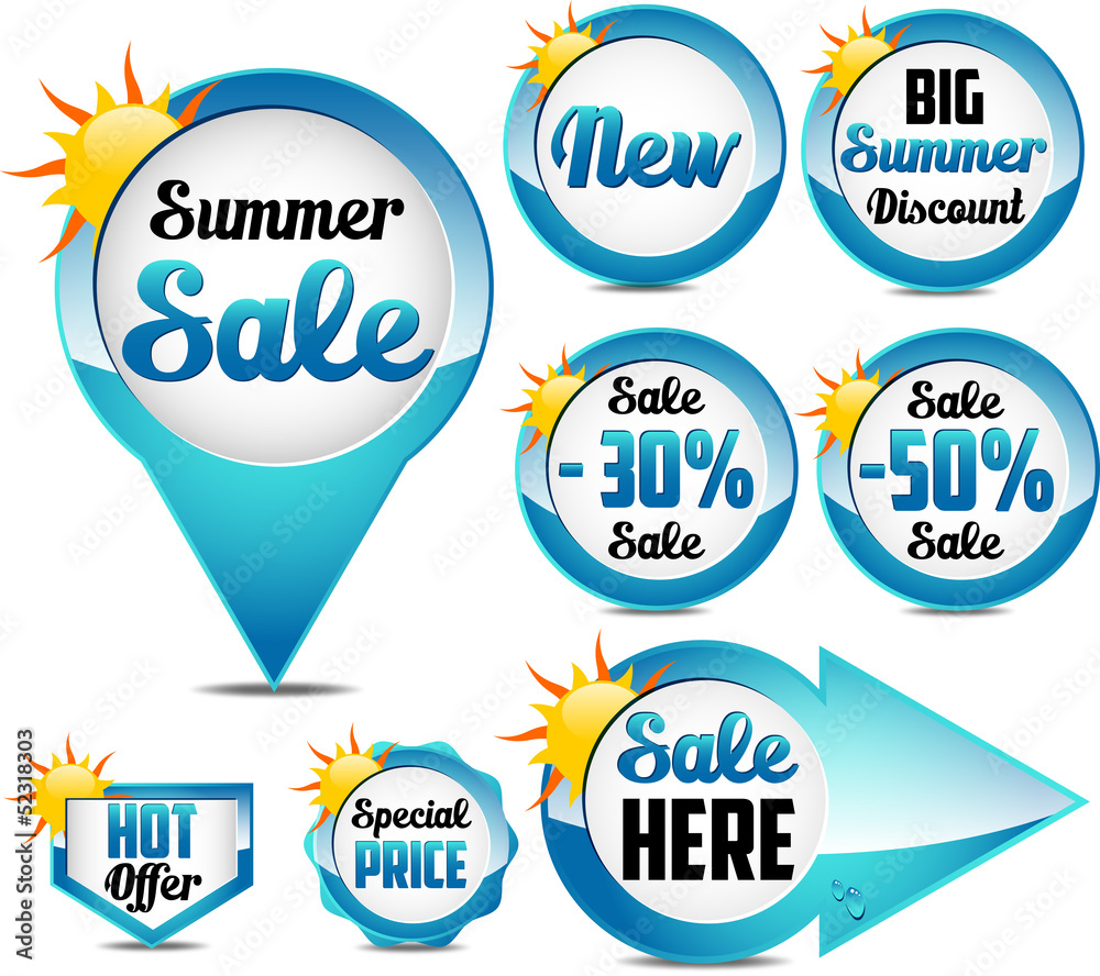 Fototapeta premium Summer sale