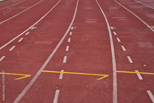 Running track rubber standard red color