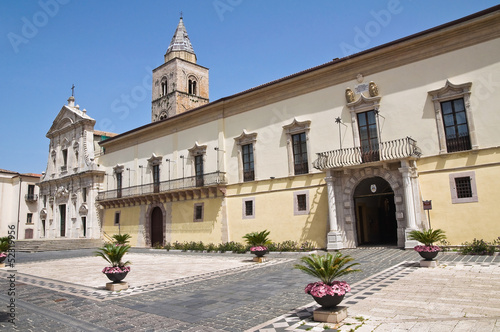 Canvas Print Cathedral of St. Maria Assunta. Melfi. Basilicata. Italy.