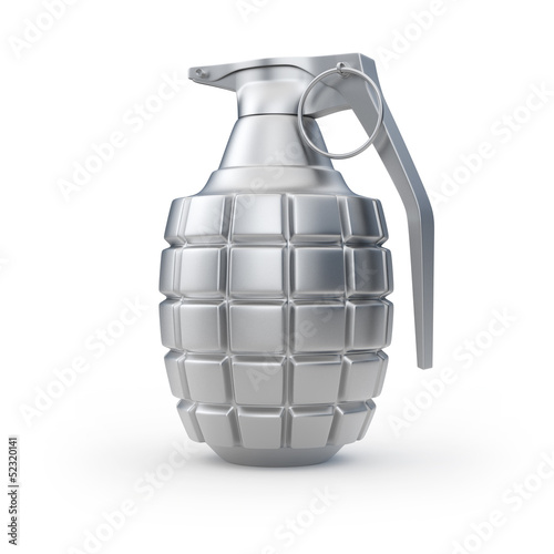 Canvastavla Handgranate - Terror / 3D-Illustration