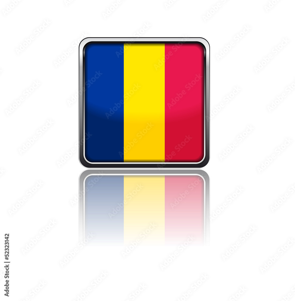 Fototapeta premium National flag of Chad