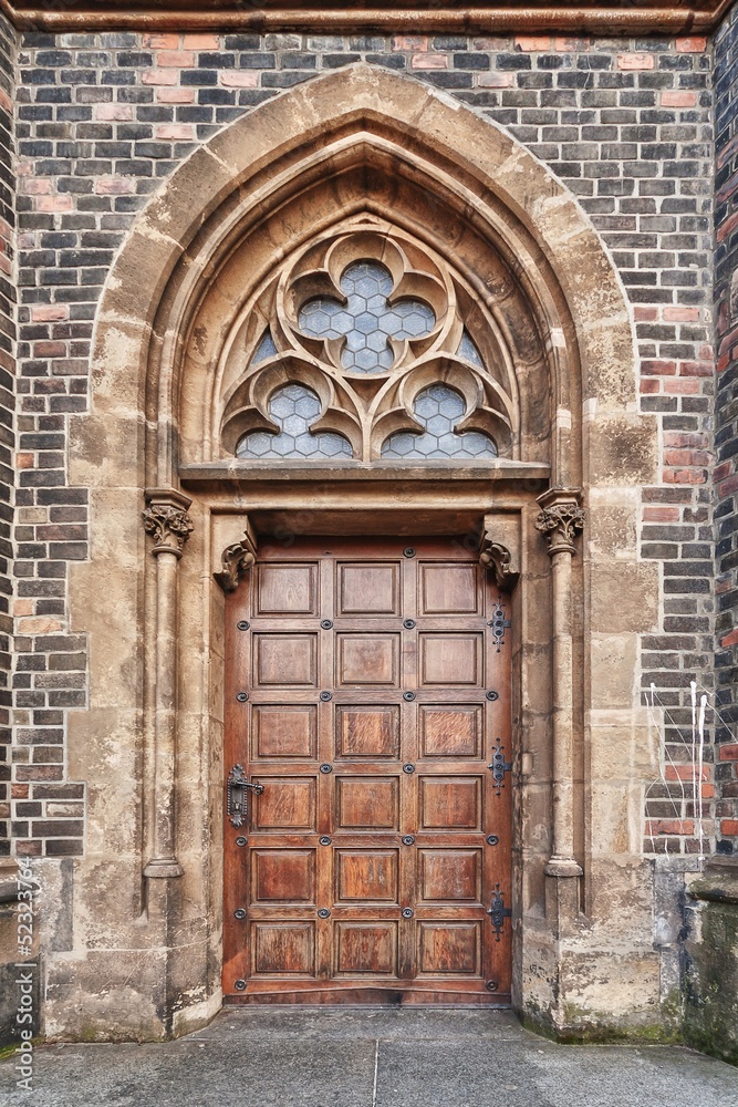 old church door