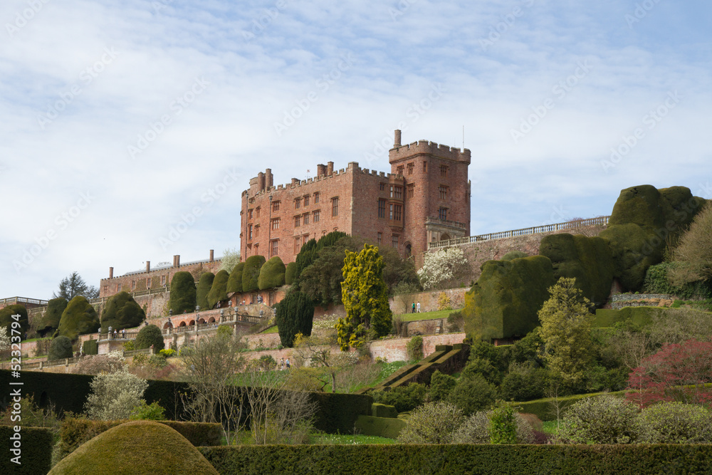 Powis castle and terraced gardens