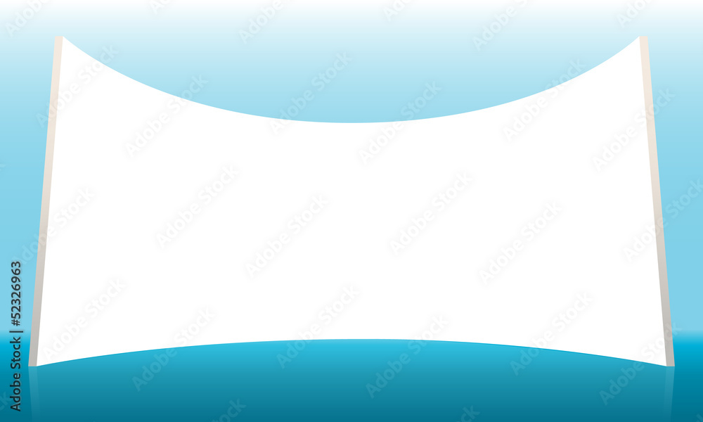 Obraz premium blank projection screen