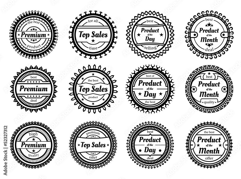 high quality round labels