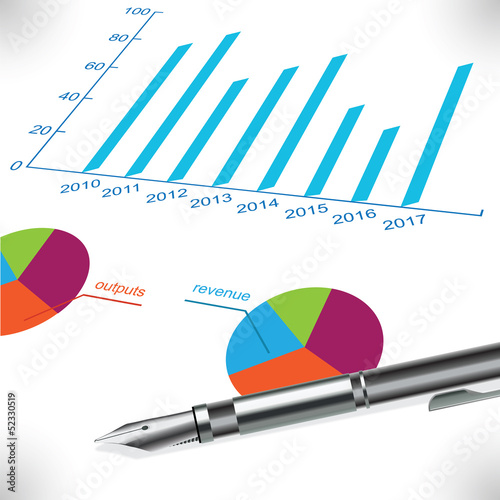 Business statistics concept