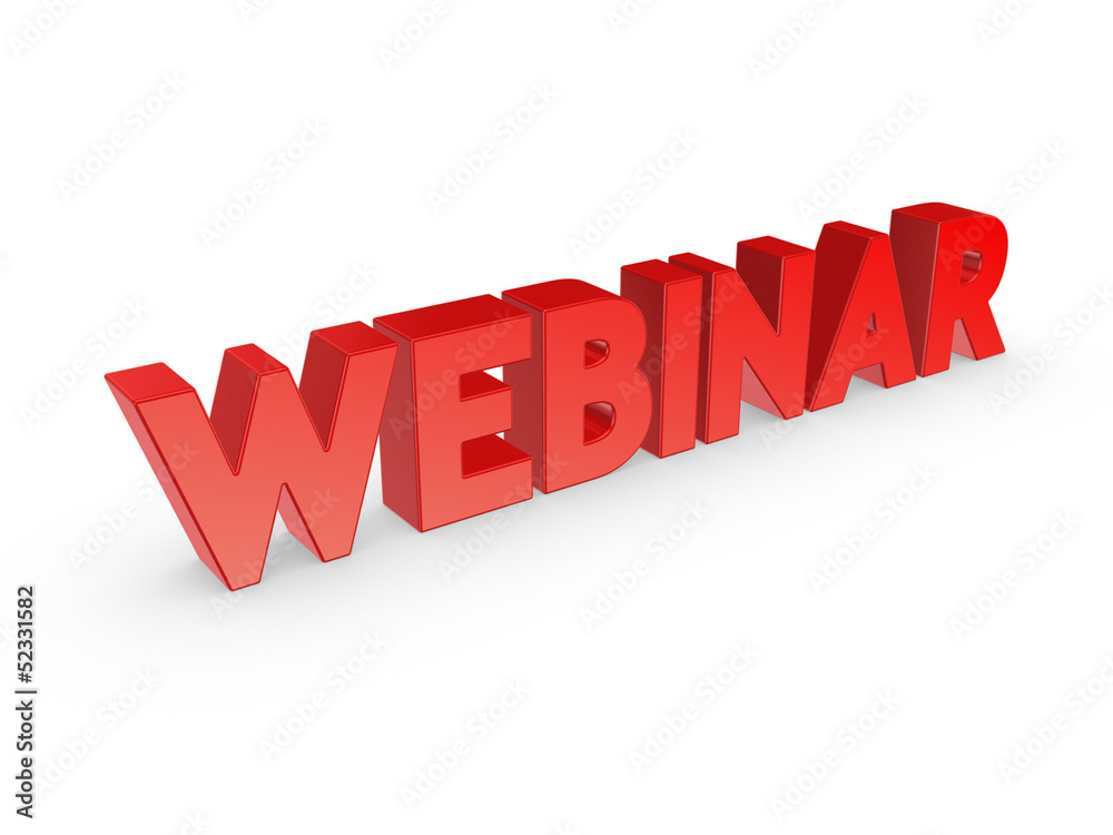 Fototapeta premium Word WEBINAR.
