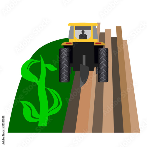 Tractor makes dollars