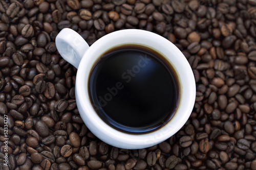 Black Coffee and Beans
