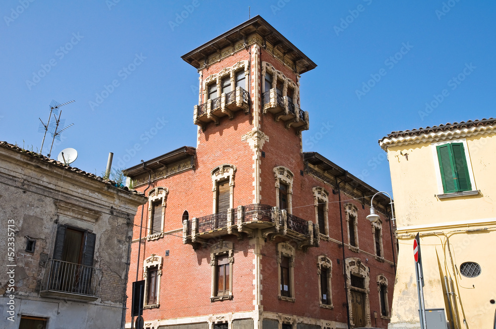 Pastore palace. Melfi. Basilicata. Italy.