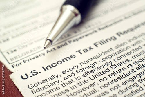 US tax form 1042 photo