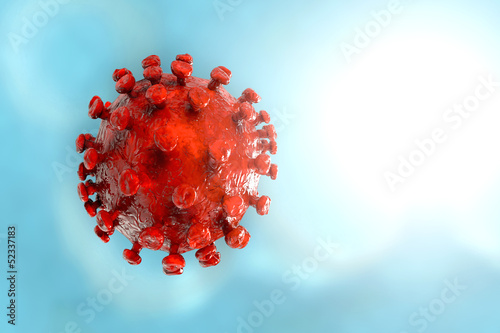 HIV Virus - 3D Render