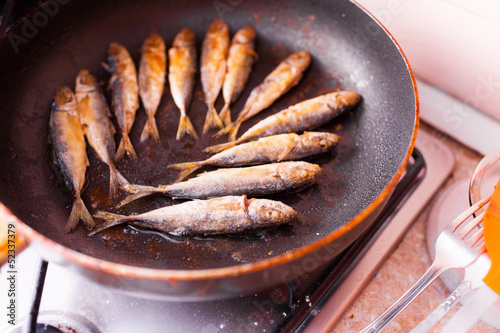 Fried fish photo