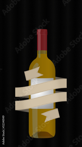bottle with banner