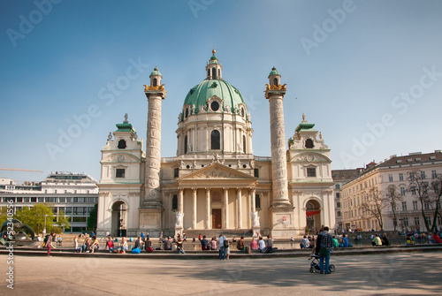Vienna  Austria    St. Charles s Church  Karlskirche 