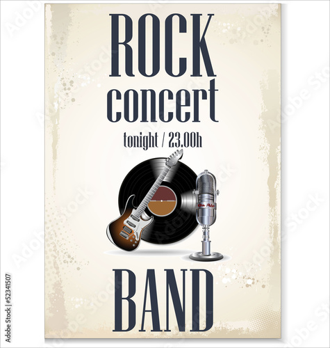 Music background - rock concert