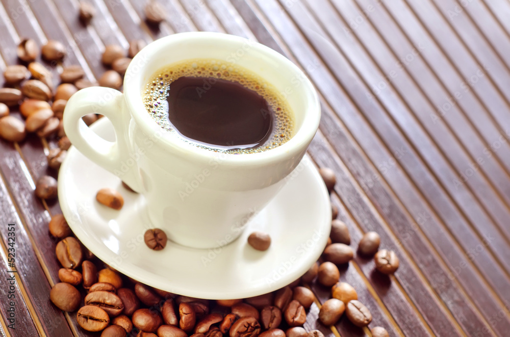 Fototapeta premium coffee and aroma spice