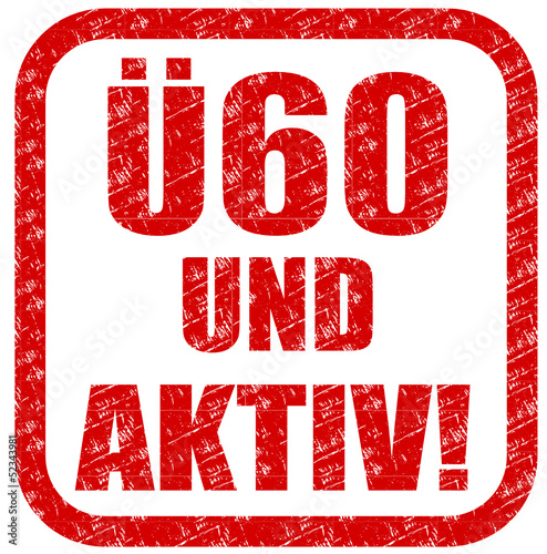 Ü60 aktiv Stempel  #130513-svg12