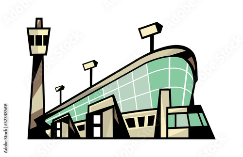 Obraz na plátně icon_Building
