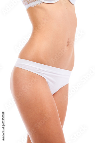 Sexy woman Isolated over white background 