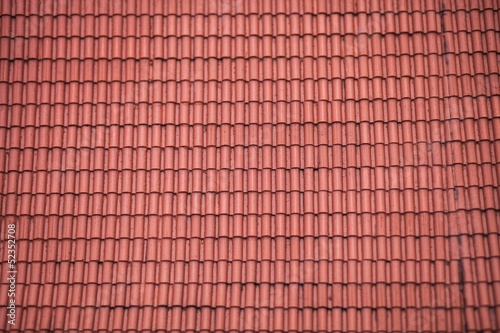 Red roof tiles texture, background