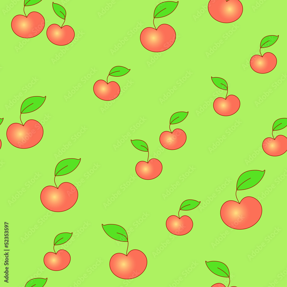 Seamless apple background Seamless apple background
