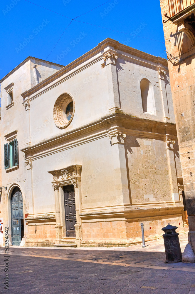 Church of St. Elisabetta. Lecce. Puglia. Italy.
