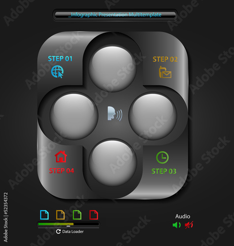 Stylized presentation,option template