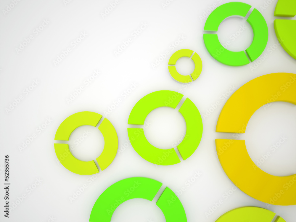 Abstract circles coloured Abstract circles coloured