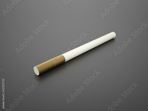 One rendered cigarette