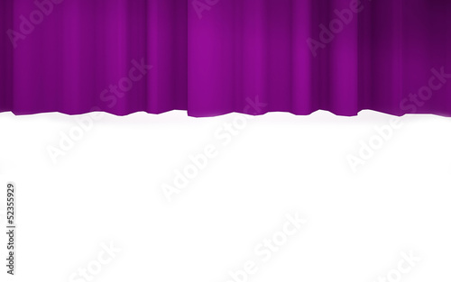 Purple curtain concept
