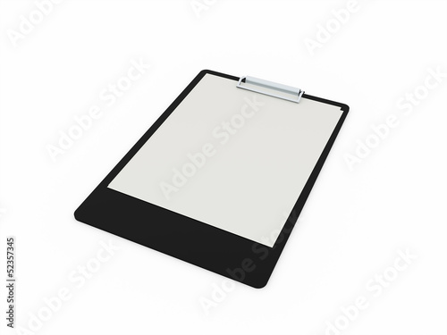 Notepad with paper
