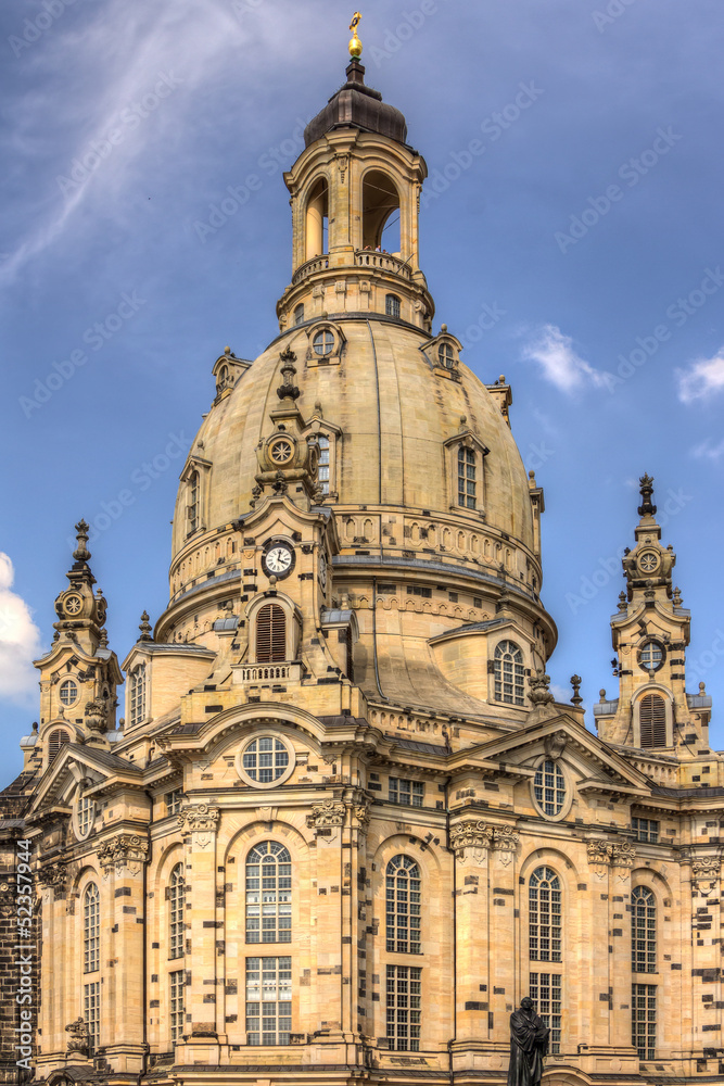 Frauenkirche zu Dresden am Nachmittag