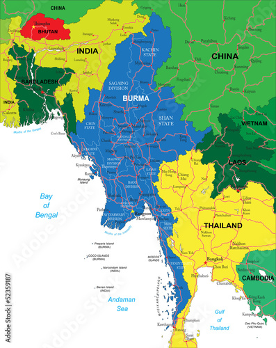 Burma map
