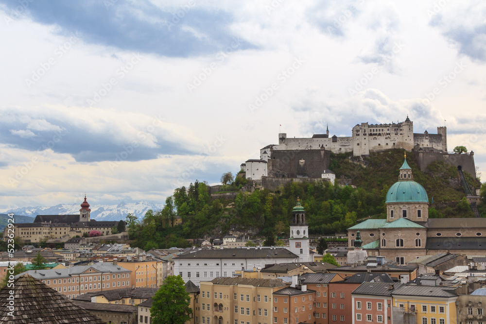 Salzburg city view